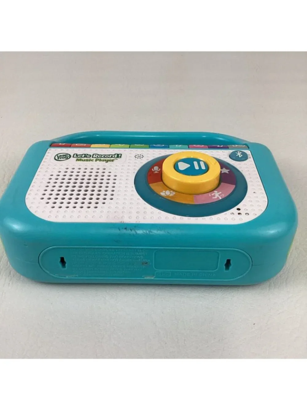 Leap Frog Let's Record Music Player Learning Songs Lullabies Bluetooth Toy WORKS